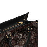 Tick Tock Leather Handbag