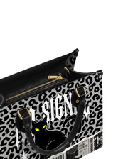 Dark Prowl Leather Handbag