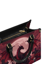Ember Moon Dragon Leather Handbag