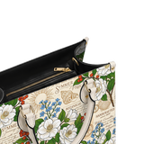 Sea Camellia Leather Handbag