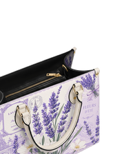 Violet Lavender Leather Handbag