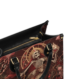 Crimson Tide Leather Handbag