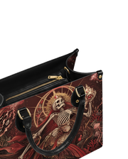 Crimson Tide Leather Handbag
