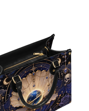 Pearl Cosmos Leather Handbag