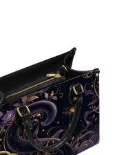 Amethyst Hush Leather Handbag