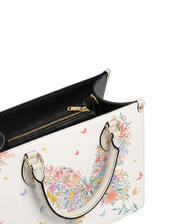Floraptera Leather Handbag