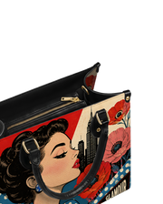 City Glam Leather Handbag