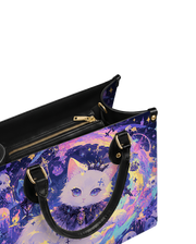 VioletPaw Leather Handbag