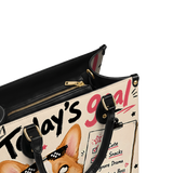 Corgi Manifesto Leather Handbag