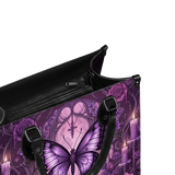 Stygian Leather Handbag