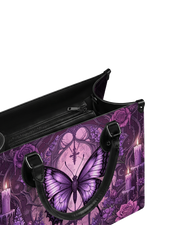 Stygian Leather Handbag
