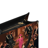 Lady Bloom Leather Handbag