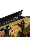 Mona Bun Leather Handbag