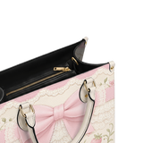 Sweet Berry Whisper Leather Handbag