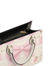 Sweet Berry Whisper Leather Handbag