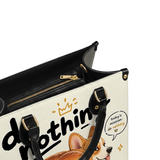 Chill Corgi Manifesto Leather Handbag