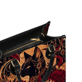 Bastet Bloom Leather Handbag