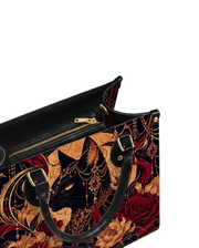 Bastet Bloom Leather Handbag