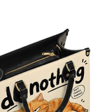 Orange Chill Vibe Leather Handbag