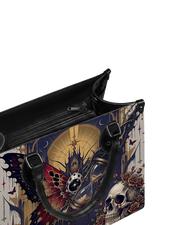 Time Relic Leather Handbag