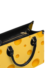 Cheese Bubbly Leather Handbag