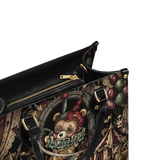 Tragic Jester Leather Handbag