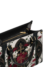 Sacred Heart Lily Leather Handbag