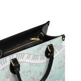Mint Lace Tune Leather Handbag