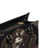 Rabbit Noir Leather Handbag