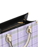 LilacDew Leather Handbag