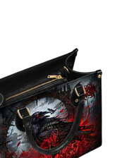Raven Lycoris Leather Handbag