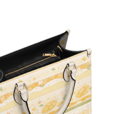 Golden Frost Leather Handbag