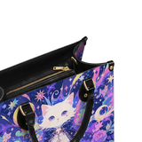 Astral Mew Leather Handbag