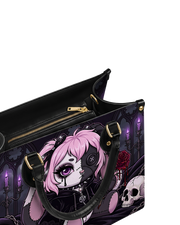 Weeping Rose Leather Handbag