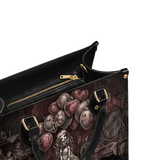 Velvet Shadows Leather Handbag
