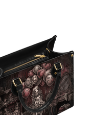 Velvet Shadows Leather Handbag