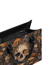 Bones Bloom Leather Handbag