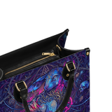 Ember Wound Leather Handbag