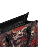 "Vampire Feast" Leather Handbag