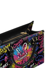 DIY Paint-Your-Own Rebel Bunny Bag (Paints Not Included) Leather Handbag