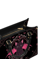 Winged Imp Leather Handbag