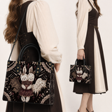 Dollhouse Noir Leather Handbag