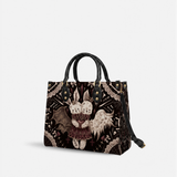 Dollhouse Noir Leather Handbag