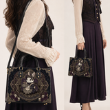 Rabbit Noir Leather Handbag