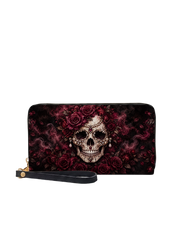 PearlSkull Long Zip Wallet