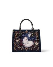 Vulpine Raven Leather Handbag