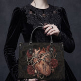 SufferHeart Leather Handbag