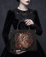 SufferHeart Leather Handbag