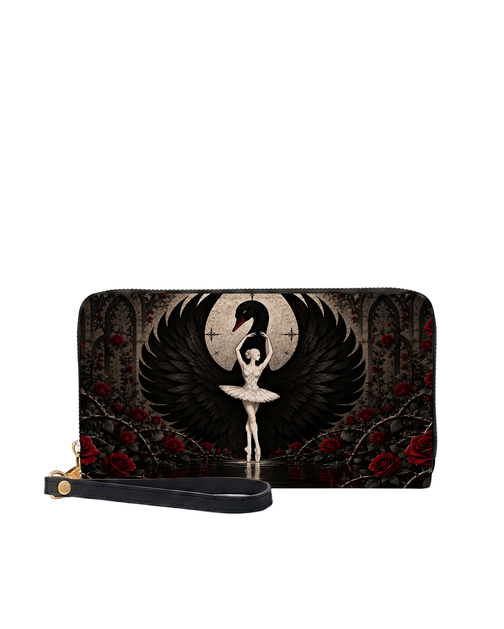 Rose Waltz Long Zip Wallet