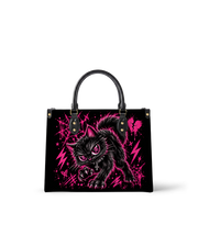 Pink Abyss Leather Handbag